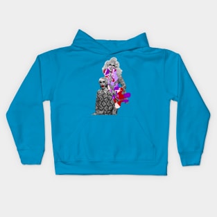 Trixie Mattel And Katya zamolodchikova Trippy Purple Single Tears Halloween Design 1 Kids Hoodie